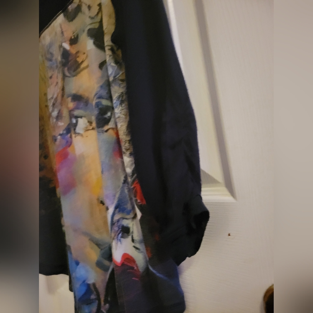 Dolcezza Navy Blue Long Sleeves Shirt size 12 & 3 other blouses size 12 - Picture 3 of 12